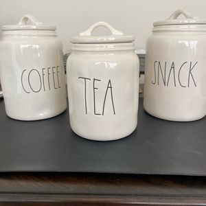 3 Rae Dunn Canisters
